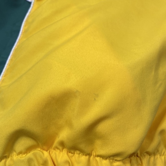 Vintage NFL Green Bay Packers Yellow Pullover Jacket Size Large - Picture 10 of 11